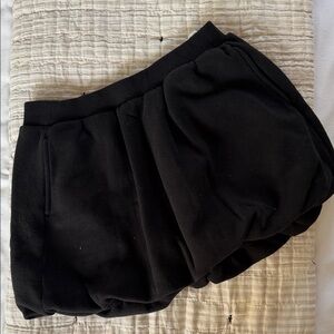 Aerie Black bubble Skirt